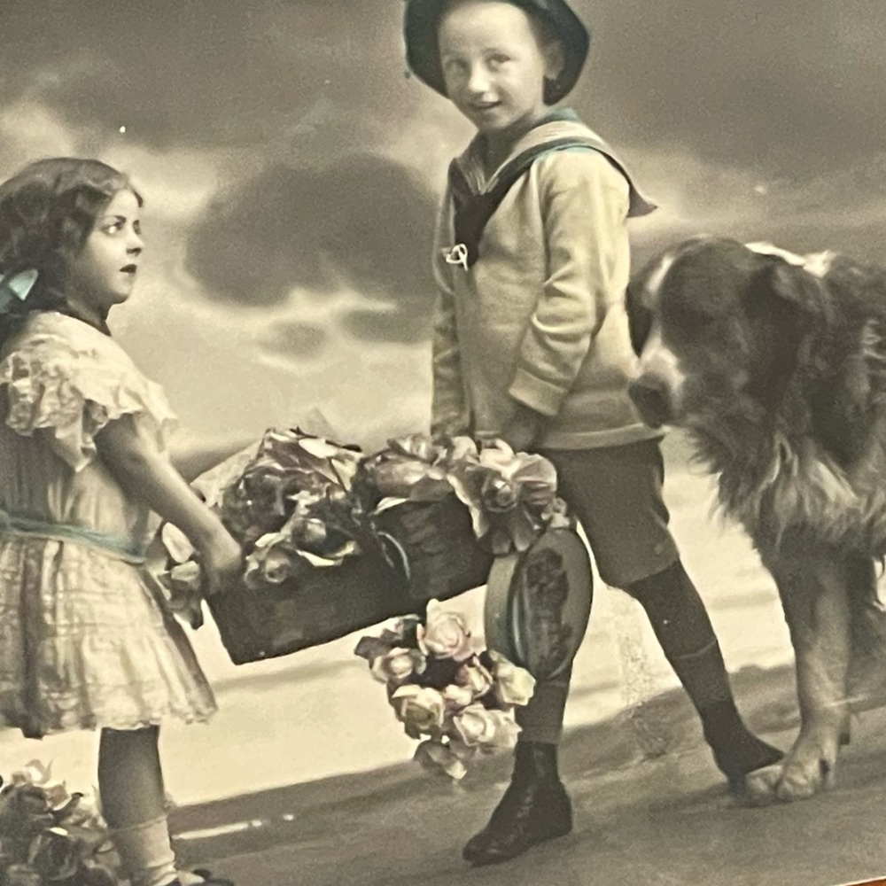 RARE VINTAGE 20th Century Postcard 1920 Nederland Holiday